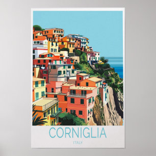 Impressão de Viagem da Costa da Corniglia Itália
