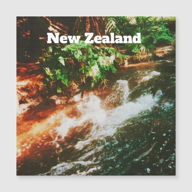 Impressão de viagem da Nova Zelândia  (Frente)