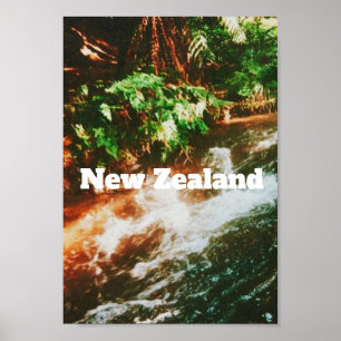 Impressão de viagem da Nova Zelândia