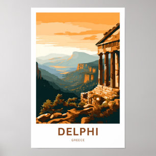 Impressão de Viagem de Grécia de de Delphi