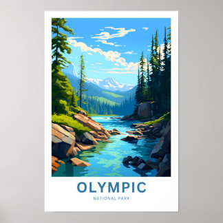 Impressão de Viagem do Parque Nacional da olimpiad