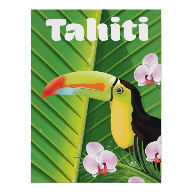 Impressão de viagem do Tucano do Taiti (Frente)