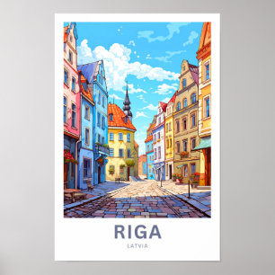 Impressão de Viagem Riga Latvia