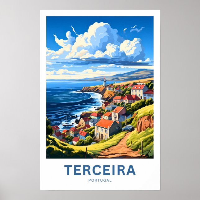Impressão de Viagem Terceira Portugal (Frente)