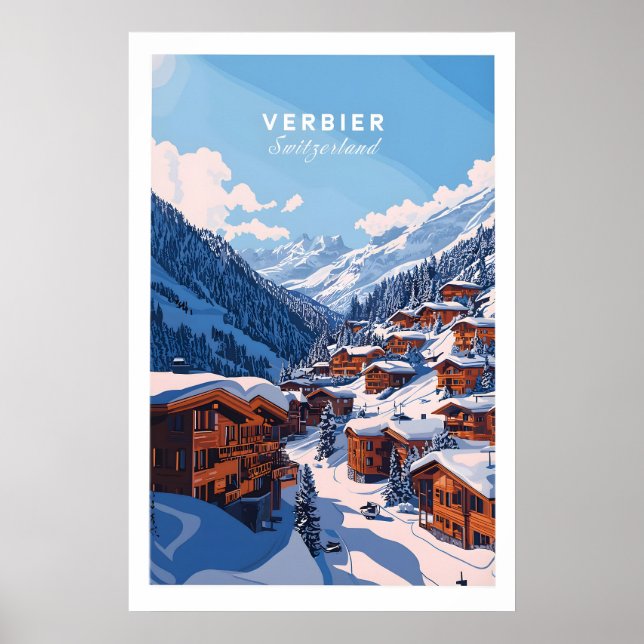 Impressão de Viagem Verbier 1 (Frente)
