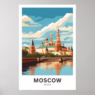 Impressão de Viagens na Rússia em Moscou
