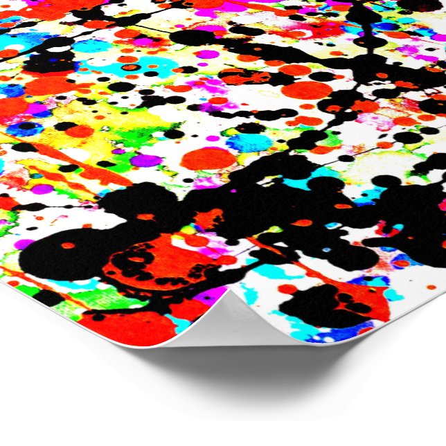 Impressão de Wall art da pintura abstrato original (Borda)