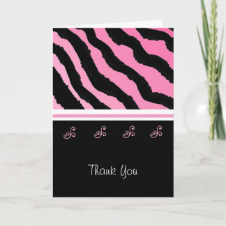Impressão de Zebra Agradecimento