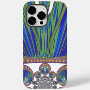 Impressão Design de Arte Decorânea Azul Roxo
