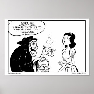 Impressão diário do Doodle de Calzone do veneno