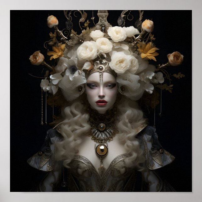 Impressão digital de arte barroca (Frente)