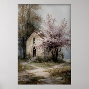 Impressão Digital de Paisagem de Primavera, Século
