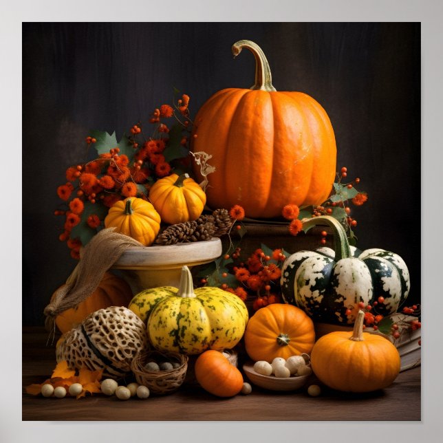 Impressão digital Pumpkin cornucopia (Frente)