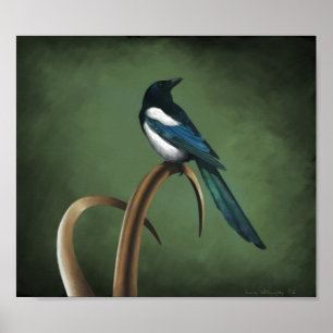 Impressão discreto do Magpie