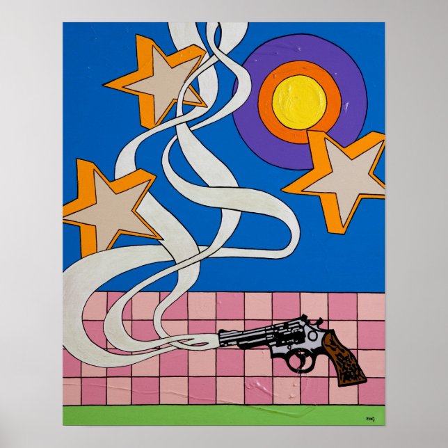 impressão "Disparando Starz" (Frente)