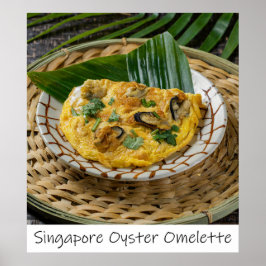 Impressão do Arquivamento Omelet de Singapura