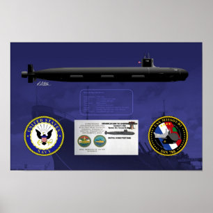 Impressão do batismo de USS Missouri