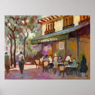 Impressão do café de Paris