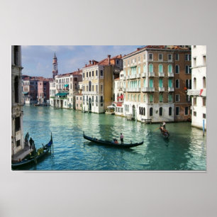 Impressão do canal de Veneza