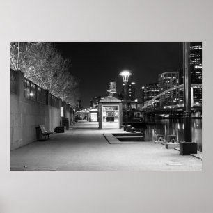 Impressão do canto de Melbourne