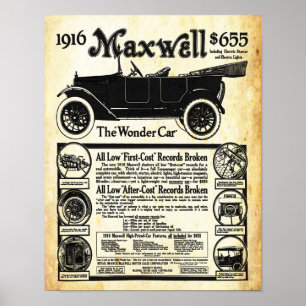 Impressão do carro da maravilha do automóvel de