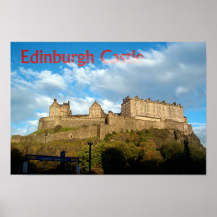 Impressão do castelo de Edimburgo