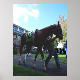 Impressão do cavalo de Keeneland