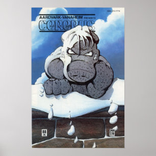 Impressão do cobrir da edição #88 de Cerebus