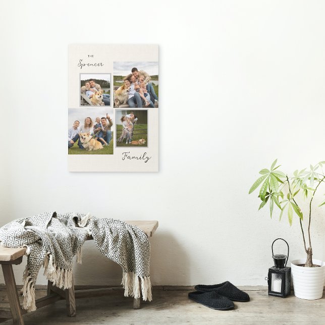 Impressão do Decor de Colagem de Fotos da Família  (Criador carregado)