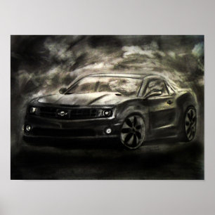 Impressão do desenho de Chevrolet Camaro
