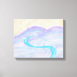 Impressão do Desert River Canvas