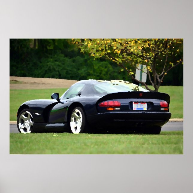 Impressão do Dodge Viper GTS (Frente)