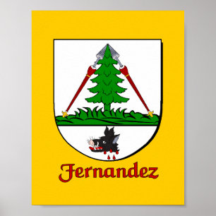 Impressão do Escudo da Família Fernandez