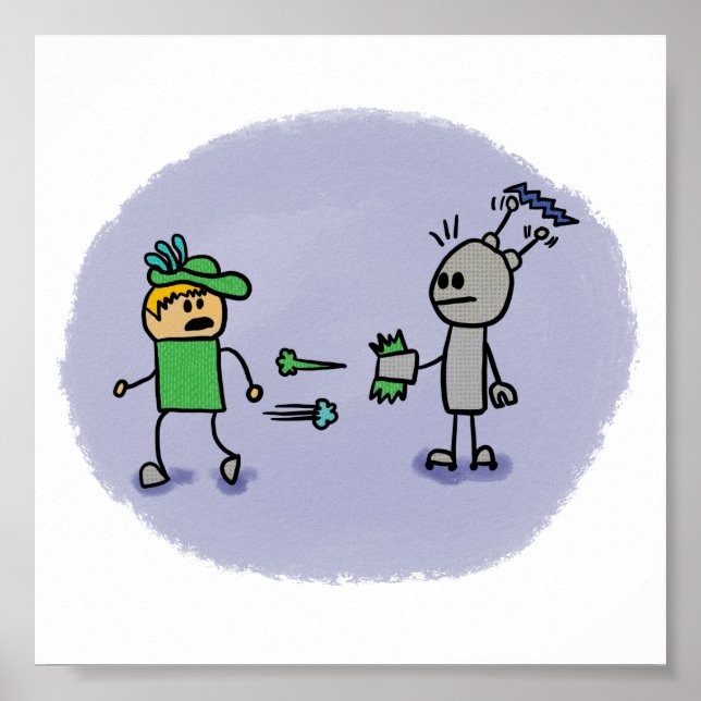 Impressão do Estilo do Livro de BD Duel (Frente)