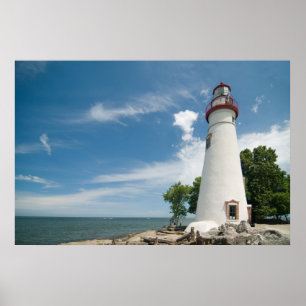 Impressão do farol de Marblehead