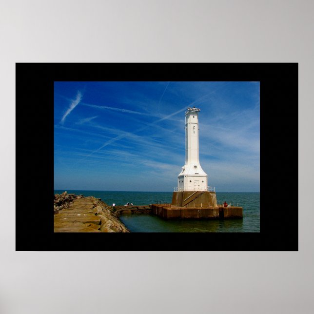 Impressão do farol Huron (Frente)