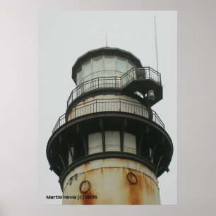 impressão do farol "Pigeon Point Lighthouse"