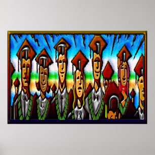 Impressão do formando da tecnologia ou do segundo