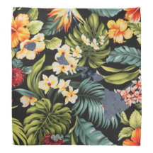 Impressão do Havaí e Bandana do Estado Floral do H