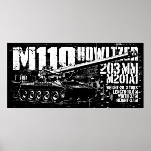 Impressão do howitzer M110
