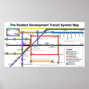 Impressão do mapa do sistema de transporte do