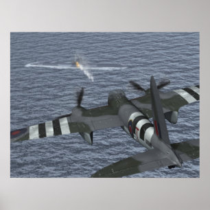 Impressão do mosquito de de Havilland