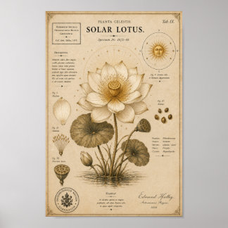 Impressão do Museu Botânico Vitoriano Solar Lotus
