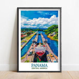 Impressão do Panamá - Arte do Panamá - Arte de Par