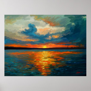 Impressão do Pôr do Sol