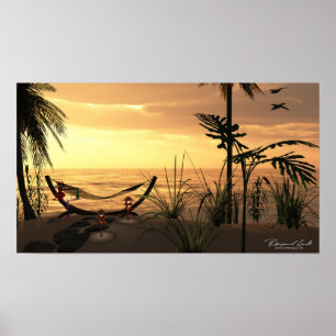 Impressão do por do sol do Hammock