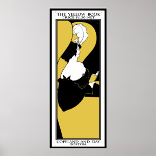 Impressão do poster: Aubrey Beardsley "o livro