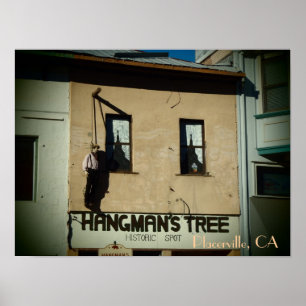 Impressão do poster da árvore do hangman de