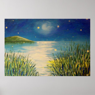 Impressão do poster da brisa do vaga-lume