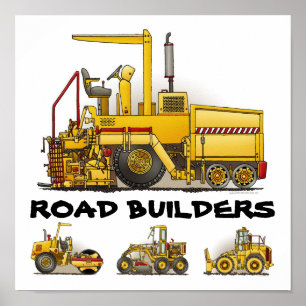 Impressão do poster da construção dos construto